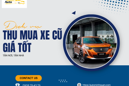 Dịch vụ thu mua xe cũ giá tốt, tận nơi tại nhà