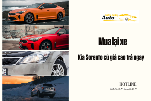 Mua lại xe Kia Sorento cũ giá cao trả ngay