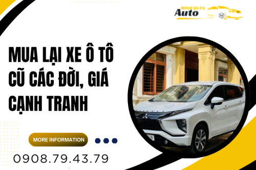 Mua lại xe ô tô cũ các đời, giá cạnh tranh
