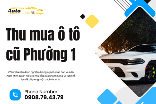 Thu mua ô tô cũ Phường 1
