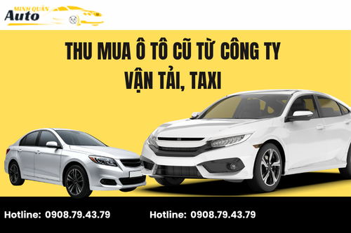Thu mua ô tô cũ từ công ty vận tải, taxi
