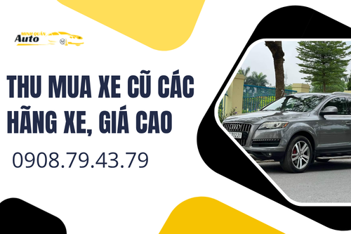 Thu mua xe cũ các hãng xe, giá cao
