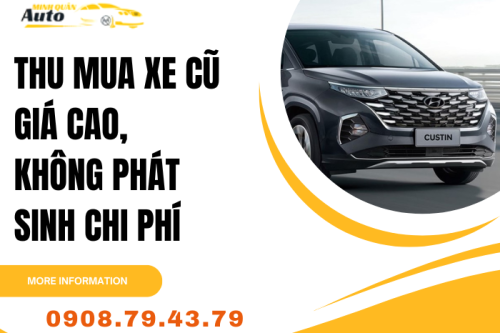 Thu mua xe cũ giá cao, không phát sinh chi phí