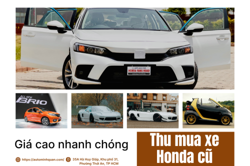 Thu mua xe Honda cũ giá cao nhanh chóng