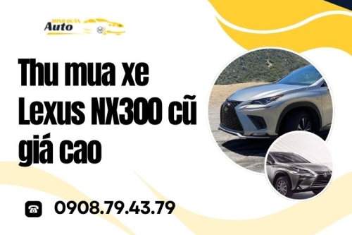 Thu mua xe Lexus NX300 cũ giá cao