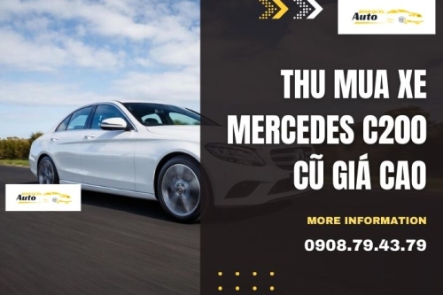 Thu mua xe Mercedes C200 cũ giá cao