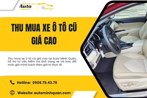 Thu mua xe ô tô cũ giá cao
