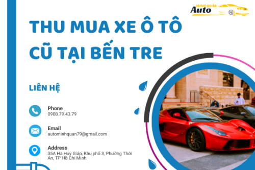 Thu mua xe ô tô cũ tại Bến Tre