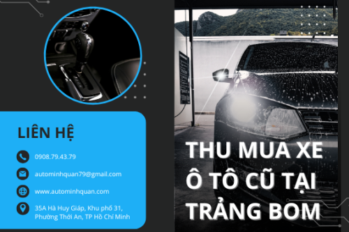 Thu mua xe ô tô cũ tại Trảng Bom