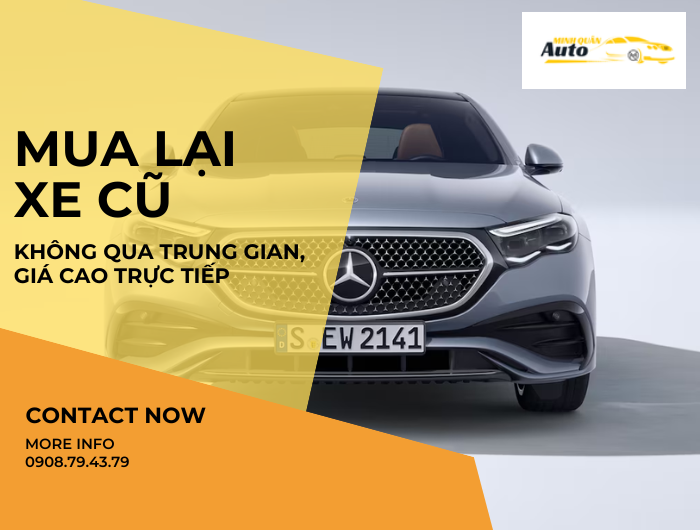 Mua lại xe cũ không qua trung gian, giá cao trực tiếp