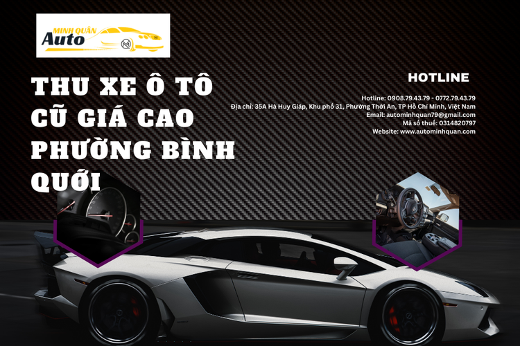 Thu xe ô tô cũ giá cao Phường Bình Quới tại auto minh quân