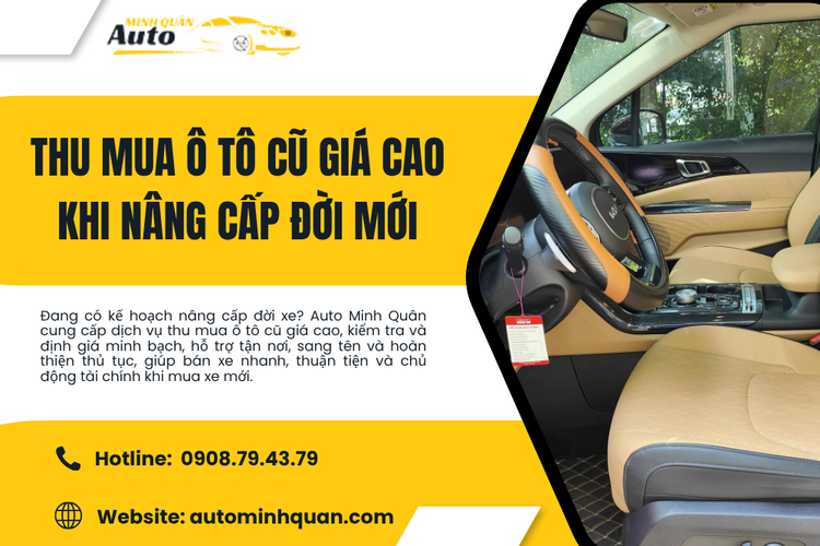 Thu mua ô tô cũ giá cao khi nâng cấp đời mới: Cách bán xe thông minh để tối ưu ngân sách
