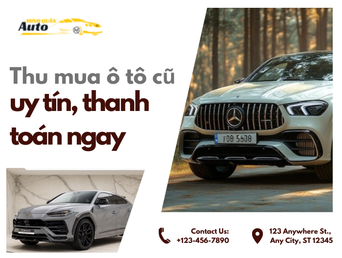 Thu mua xe ô tô cũ uy tín, thanh toán ngay