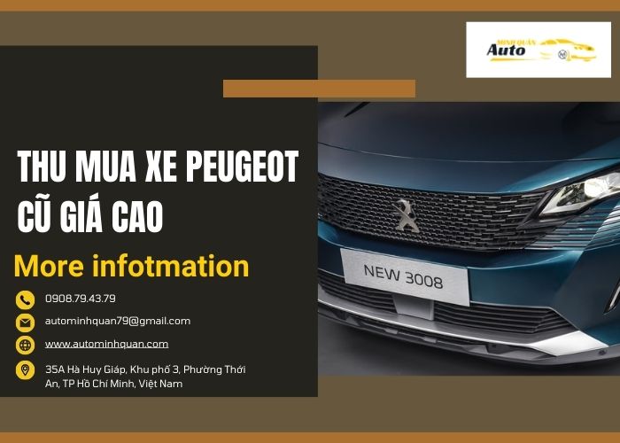 Thu mua xe Peugeot cũ giá cao