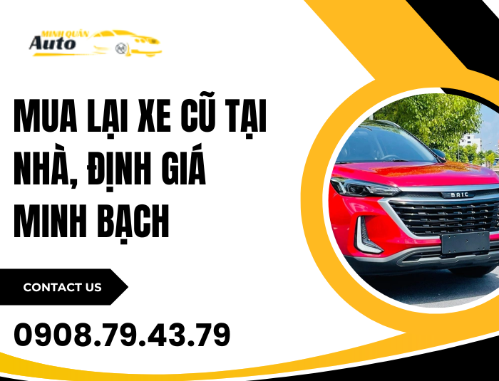 Mua lại xe cũ tại nhà, định giá minh bạch