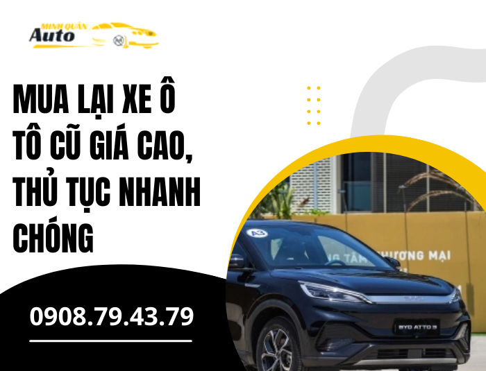 Mua Lại Xe Ô Tô Cũ Giá Cao, Thủ Tục Nhanh Chóng