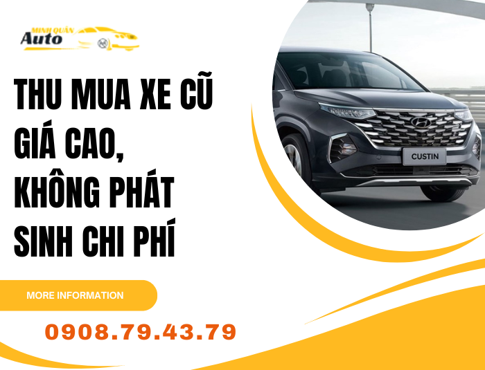 Thu mua xe cũ giá cao, không phát sinh chi phí